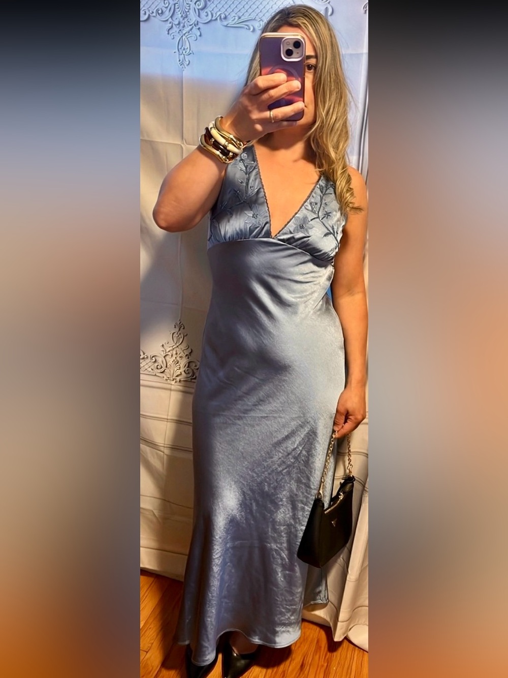 NEW HOUSE OF HARLOW EMBROIDERED SATIN DRESS
🚨NO DISCOUNT ON THIS DRESS - Picture 1 of 9